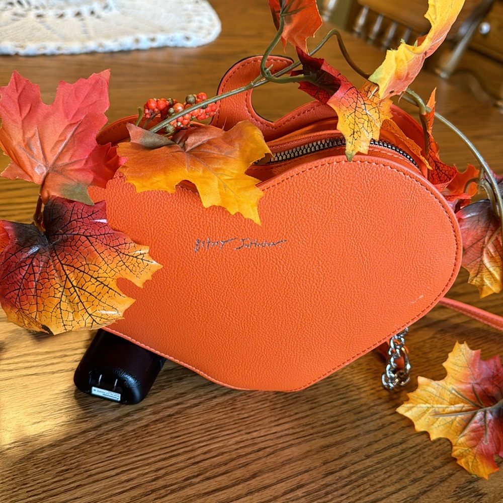 🎃BETSEY JOHNSON PUMPKIN CROSSBODY BAG🎃NWT - Picture 2 of 4